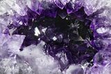 Sparkly Deep-Purple Amethyst Geode - Uruguay #378136-1